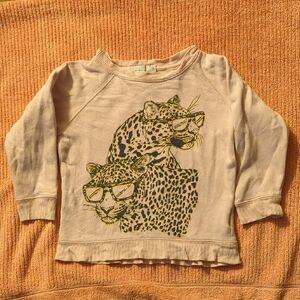 Stella McCartney Wildcats w/Sunglasses Pullover Sweatshirt, 4T